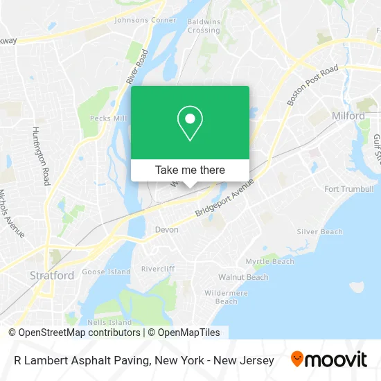 R Lambert Asphalt Paving map