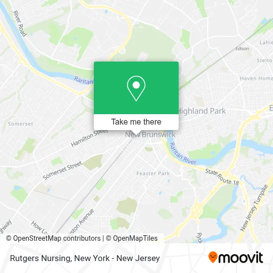 Rutgers Nursing map