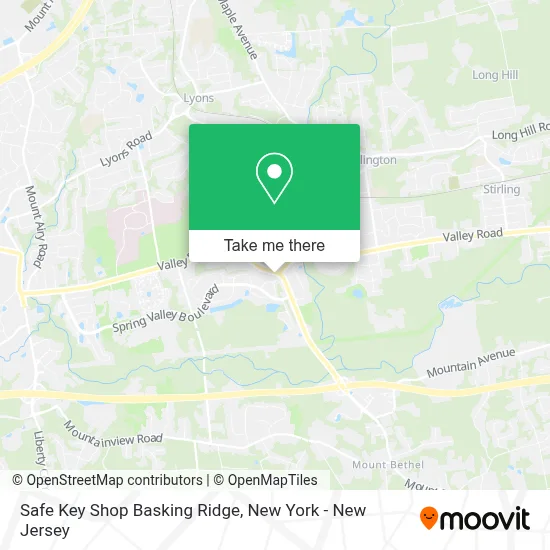 Safe Key Shop Basking Ridge map