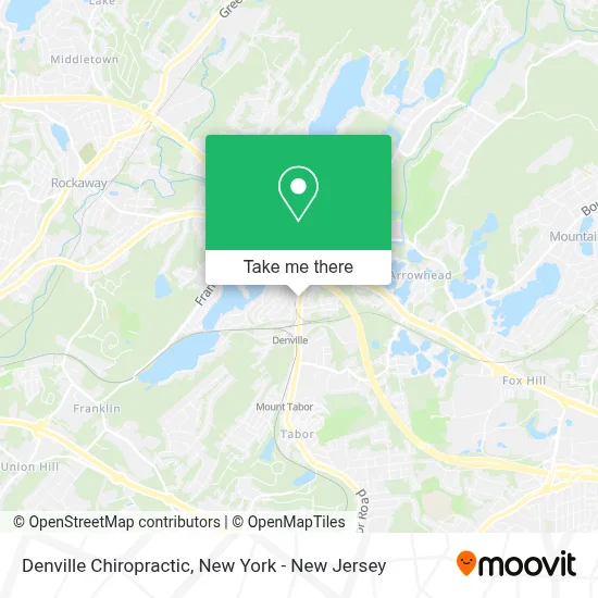 Denville Chiropractic map