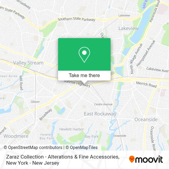 Zaraz Collection - Alterations & Fine Accessories map