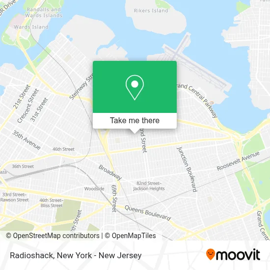 Radioshack map
