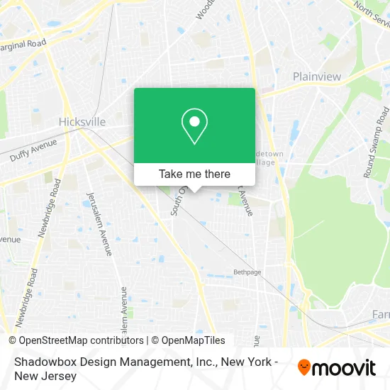 Shadowbox Design Management, Inc. map