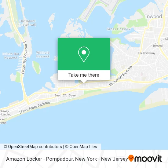 Amazon Locker - Pompadour map