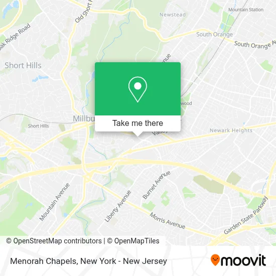 Menorah Chapels map