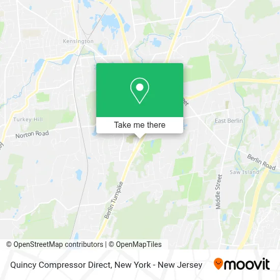 Quincy Compressor Direct map