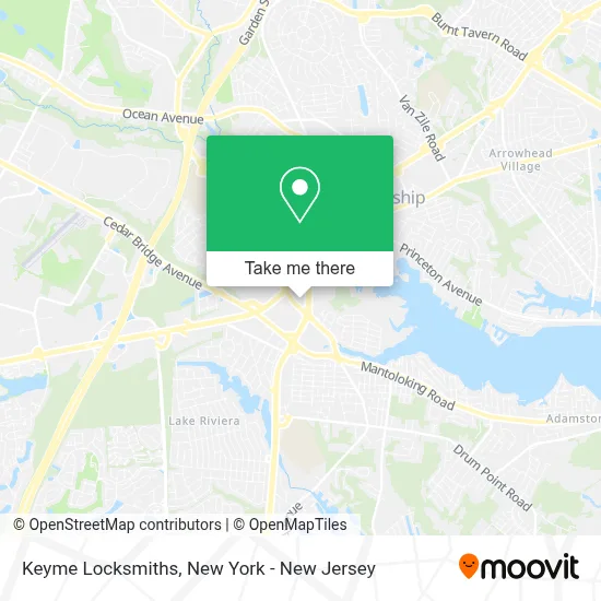 Keyme Locksmiths map