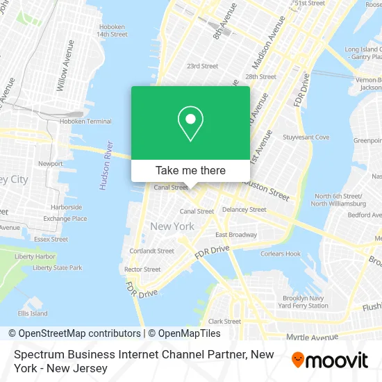 Spectrum Business Internet Channel Partner map