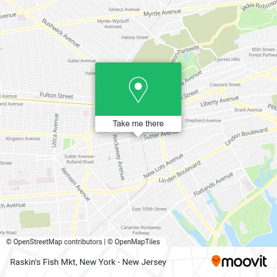 Raskin's Fish Mkt map