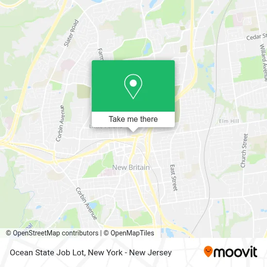 Ocean State Job Lot map