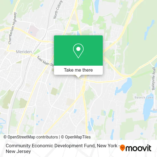 Community Economic Development Fund map