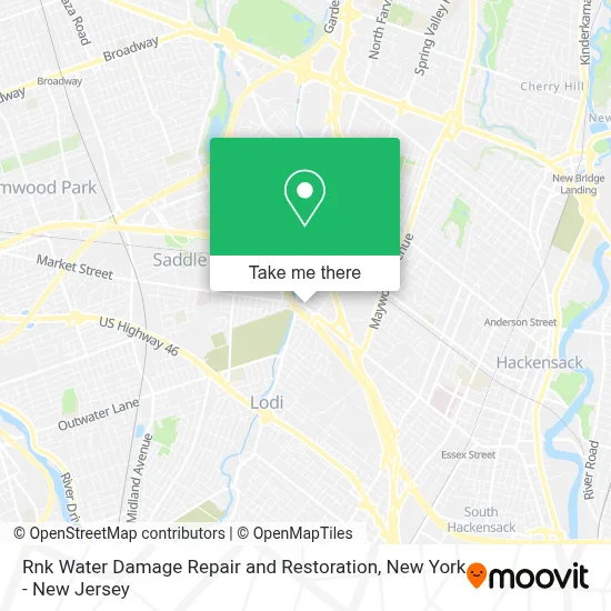 Rnk Water Damage Repair and Restoration map