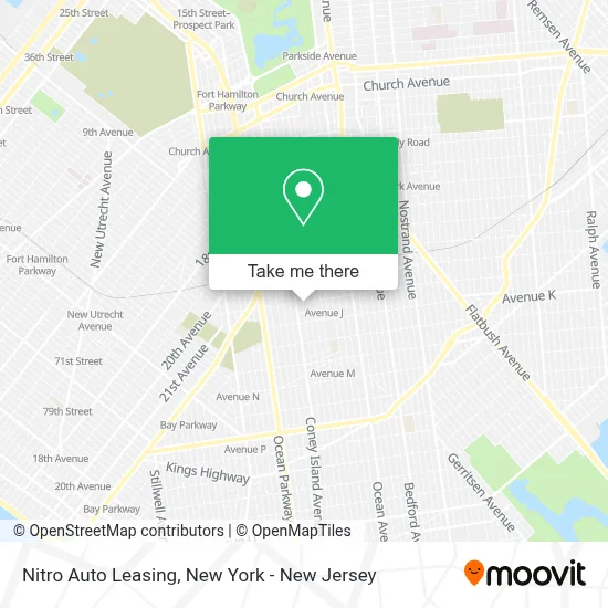 Nitro Auto Leasing map