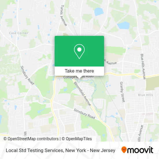 Local Std Testing Services map