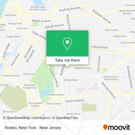 Rodeo map