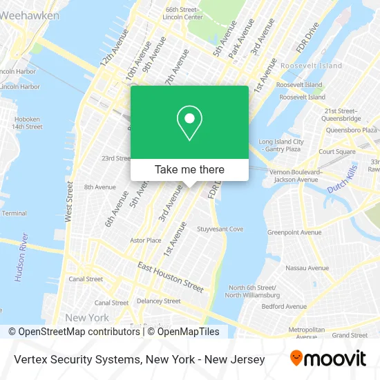 Vertex Security Systems map