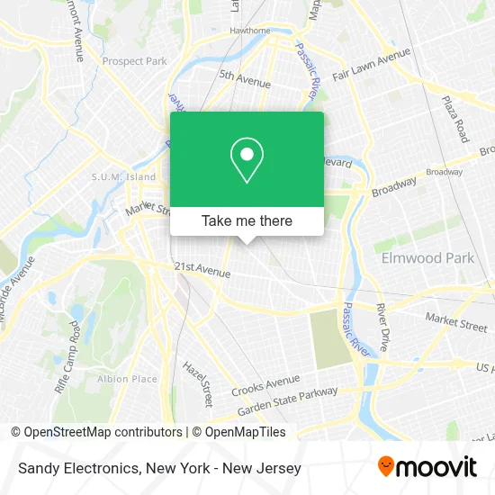 Sandy Electronics map