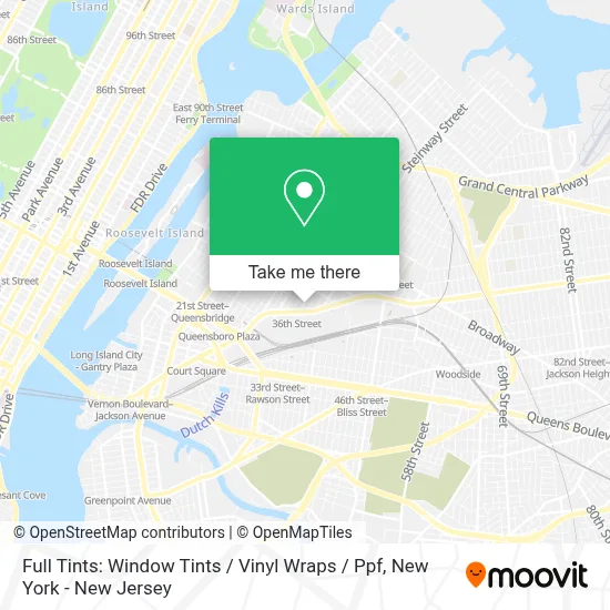 Full Tints: Window Tints / Vinyl Wraps / Ppf map