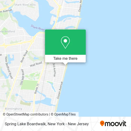 Spring Lake Boardwalk map