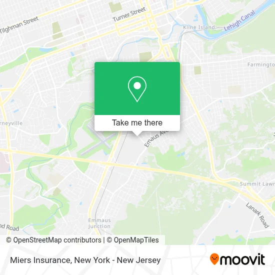 Miers Insurance map