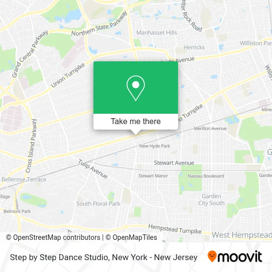 Step by Step Dance Studio map