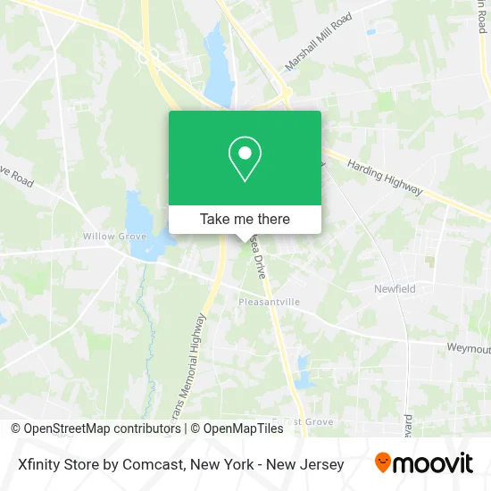 Xfinity Store by Comcast map
