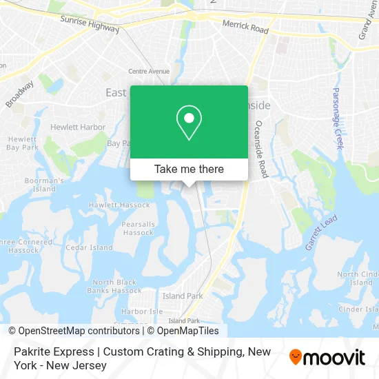 Pakrite Express | Custom Crating & Shipping map