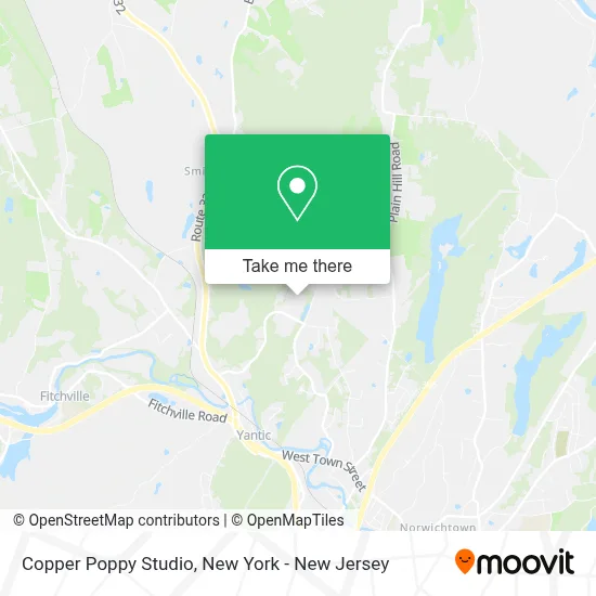 Copper Poppy Studio map