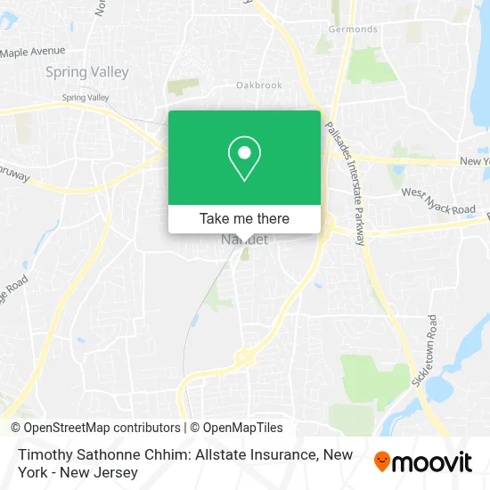 Timothy Sathonne Chhim: Allstate Insurance map