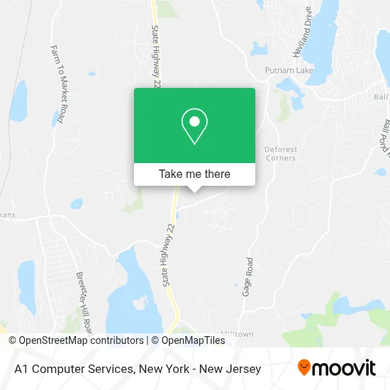 A1 Computer Services map