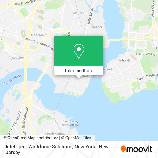 Intelligent Workforce Solutions map
