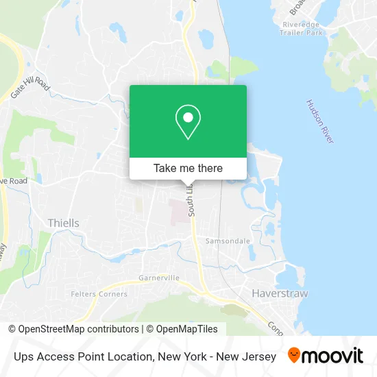 Ups Access Point Location map