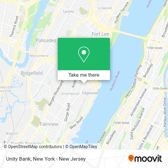 Unity Bank map