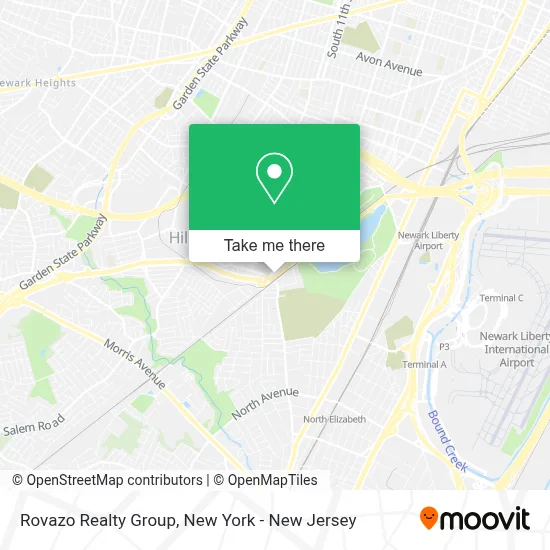 Rovazo Realty Group map