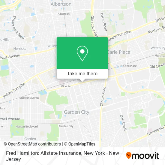 Fred Hamilton: Allstate Insurance map