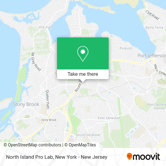 North Island Pro Lab map