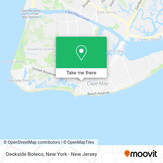 Deckside Boteco map