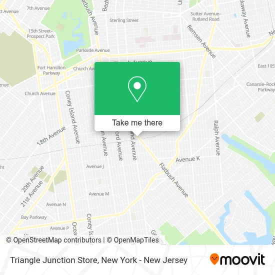 Triangle Junction Store map
