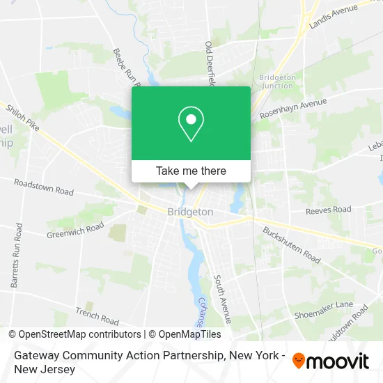 Gateway Community Action Partnership map
