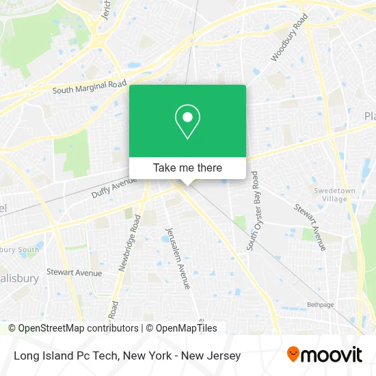 Long Island Pc Tech map
