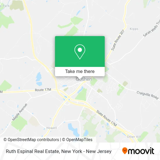 Ruth Espinal Real Estate map