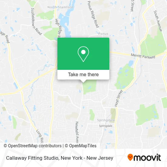 Callaway Fitting Studio map