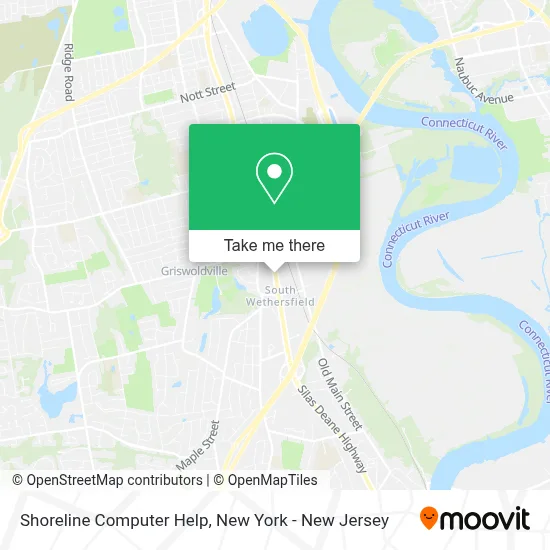 Shoreline Computer Help map