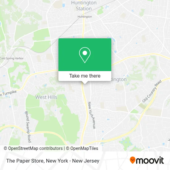The Paper Store map