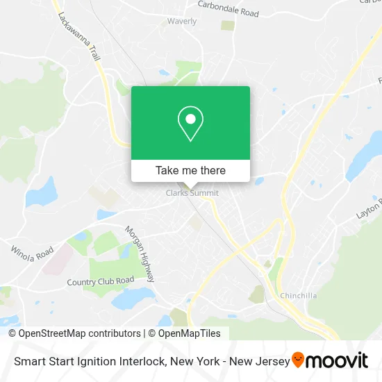 Smart Start Ignition Interlock map