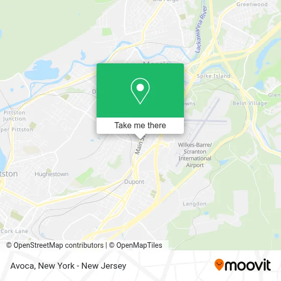 Avoca map