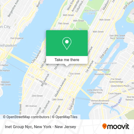 Inet Group Nyc map