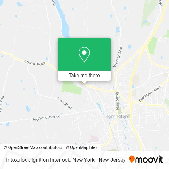 Intoxalock Ignition Interlock map