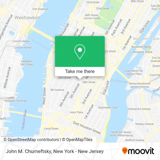 John M. Churneftsky map