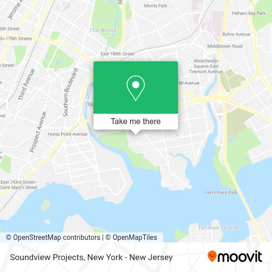Soundview Projects map